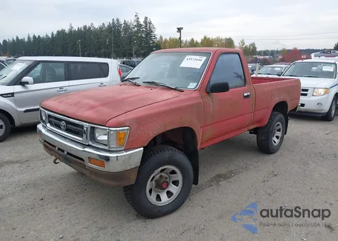 1992 Toyota Pickup 1/2 Ton Sht Wheelbase Dlx from USA, damaged, VIN JT4RN01P7N0028390